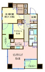 コートレジデントタワーの物件間取画像